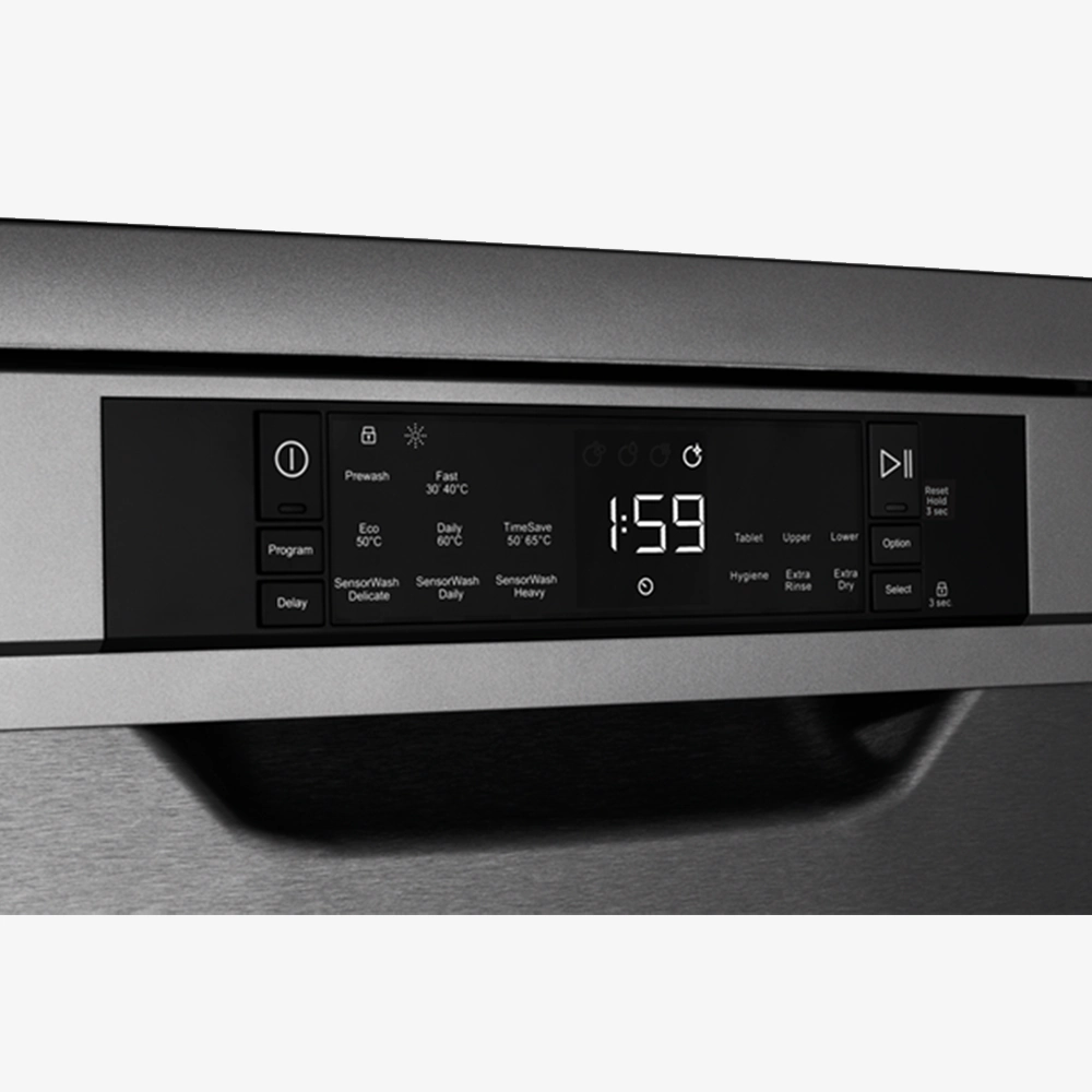 Westinghouse Freestanding dishwasher, dark stainless WSF6608KXA - Image 4